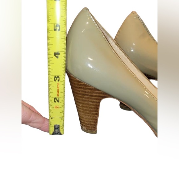 Coach Helaine Patent Leather Heel , Light Mint green,size 8 - Picture 7 of 7